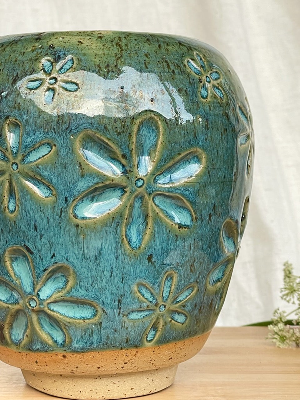 Planter/Vase (small) - Vals Turquoise