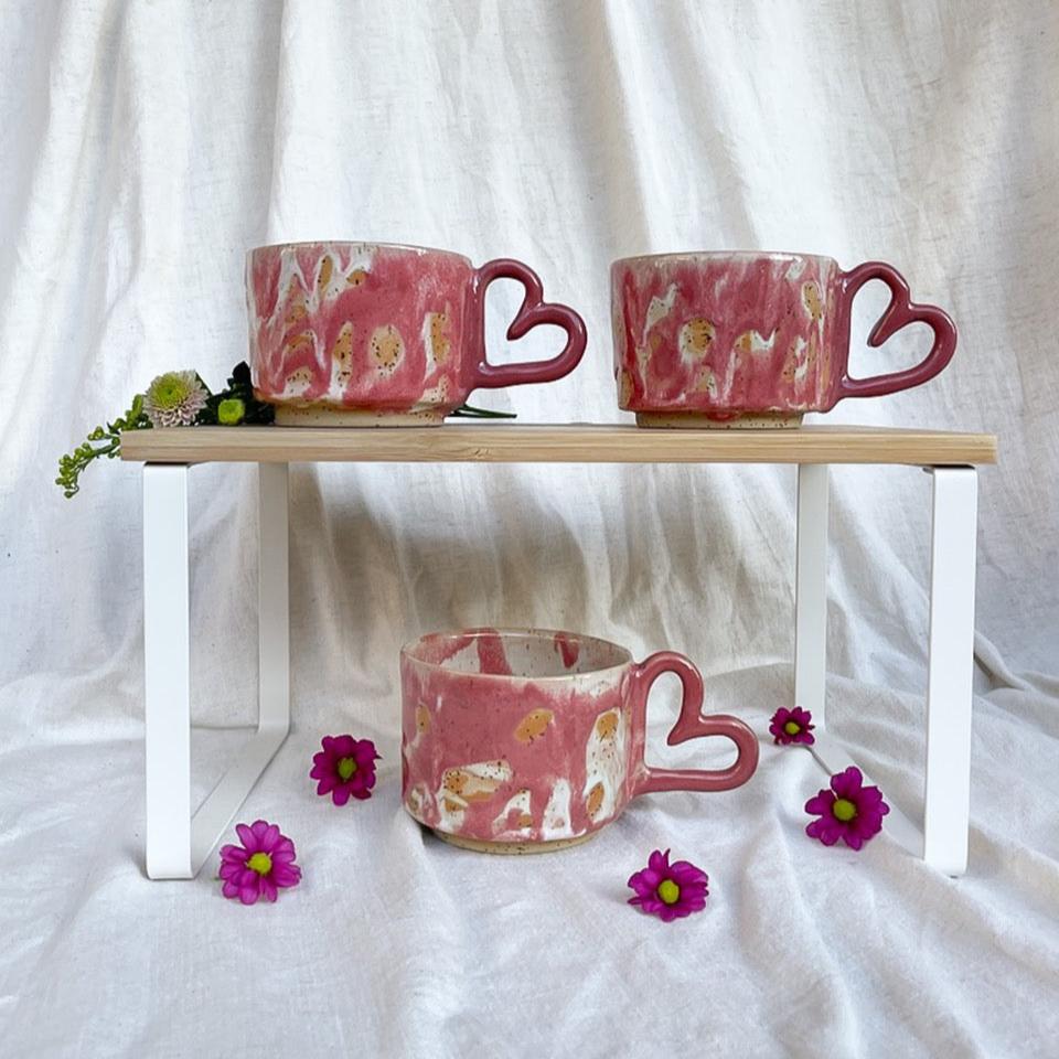 Me Time Mug -  Vintage Pink & White blend