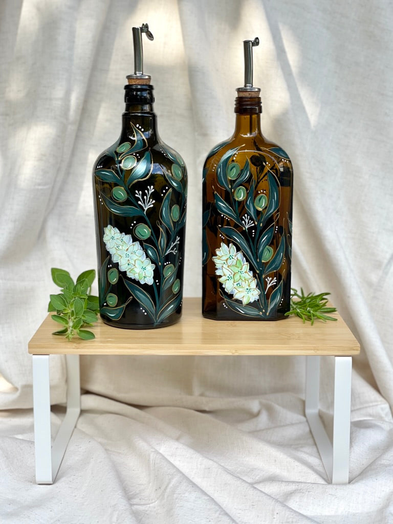 Glass Paint - decorate your own olive oil bottle