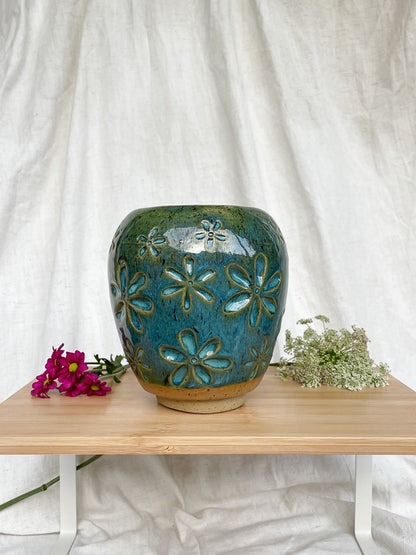 Planter/Vase (small) - Vals Turquoise