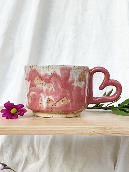 Me Time Mug -  Vintage Pink & White blend