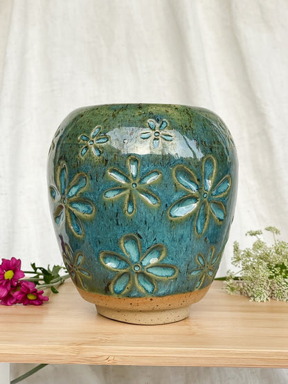 Planter/Vase (small) - Vals Turquoise