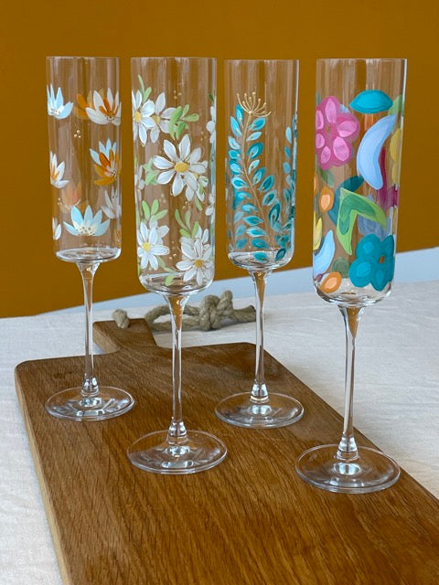 Glass Paint: decorate your own flutes!